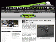 Tablet Screenshot of firestonekartinfo.com